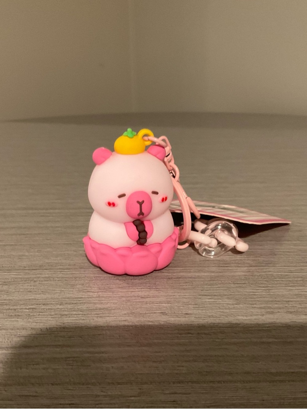 Capybara Light Up Keychain Pendant